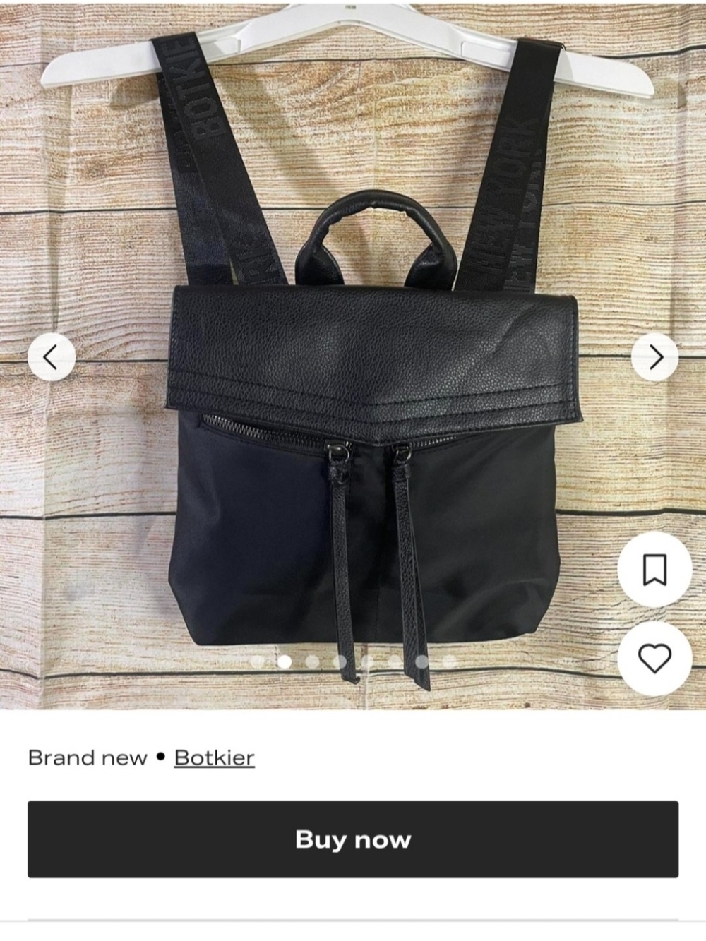 Black Botkier NY Mini Backpack - Picture 6 of 7